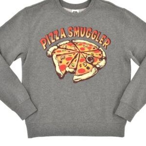 Star Wars Disney Parks Pizza Smuggler Sweatshirt Gray Excellent Large